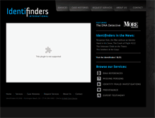 Tablet Screenshot of identifinders.com